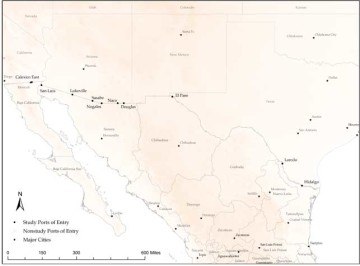 U.S. - Mexico Southern Border Ports of Entry