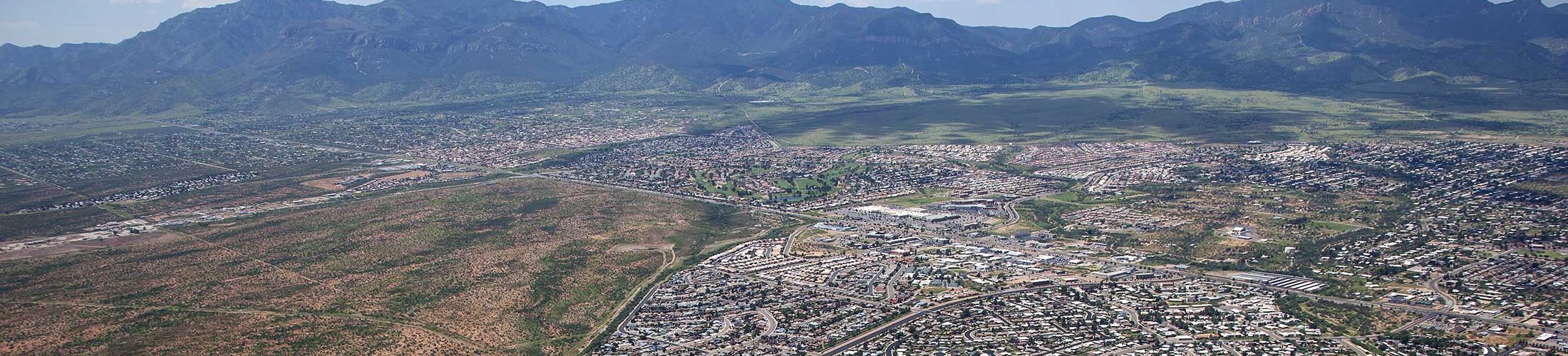 Sierra Vista Arizona aerial photograph