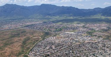 Sierra Vista Arizona aerial photograph