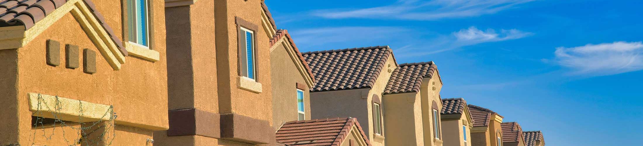 row of houses in Tucson