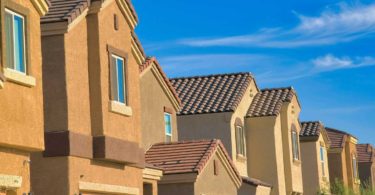 row of houses in Tucson