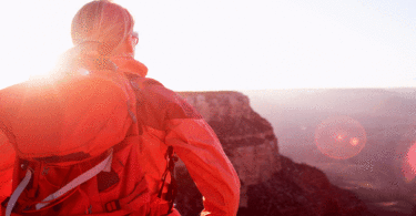 Woman viewing the grand canyon