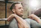 Man lifting weights