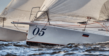 Sail boat ocean