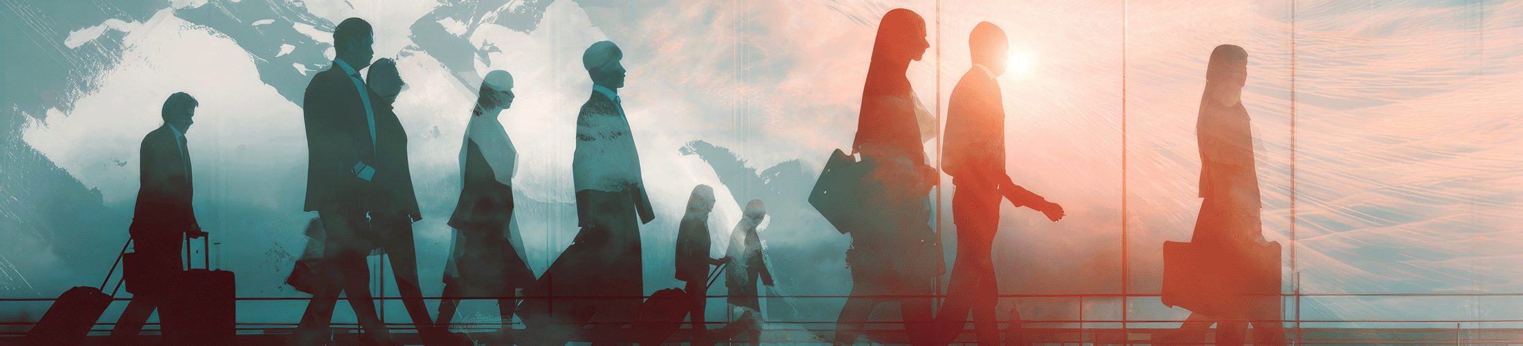 Airport passengers terminal