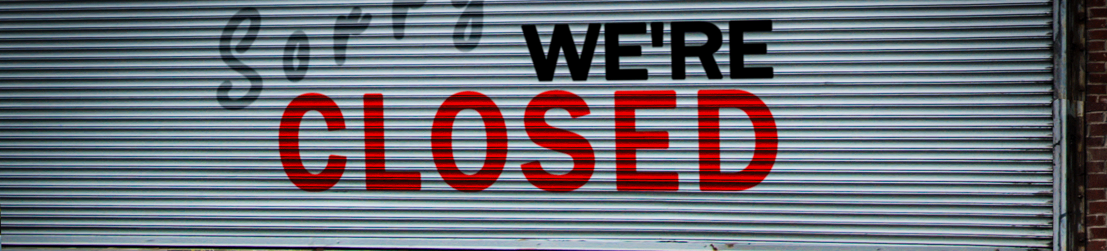 white house we're closed