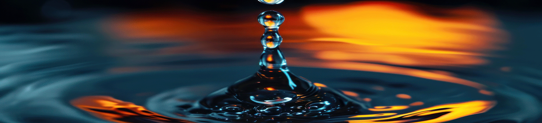 Water drop rebounding